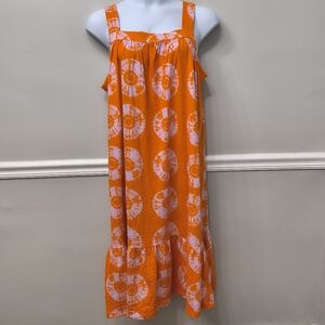 KoolaBurra By UGG Jersey Tiered Sleeveless Lounge Dress CoralSandDollar Size 2X